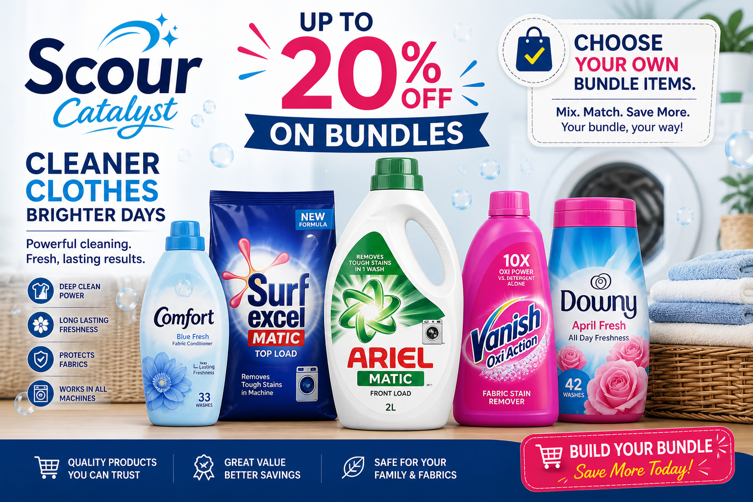 Laundry Day Bundle — Complete Laundry Essentials Kit