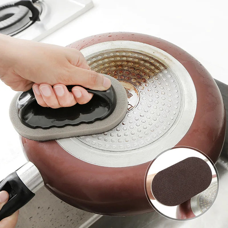 Magic Sponge Cleaning Brush with Handle