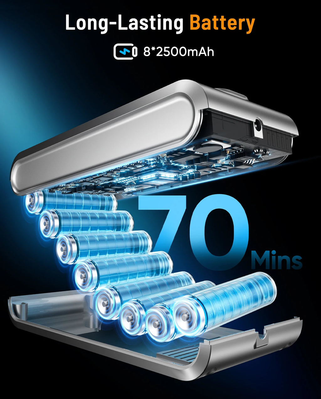 VAKERR X15 Pro Cordless Vacuum Cleaner — 650W, 65KPA, 70-Min Runtime