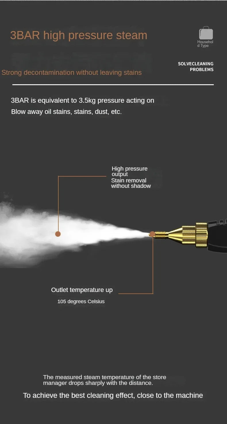 High-Temperature Steam Cleaning Machine for Range Hoods
