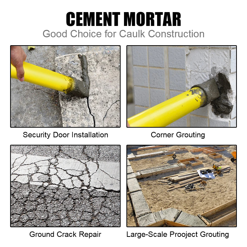 Grout Filling Tool Kit with 4 Nozzles