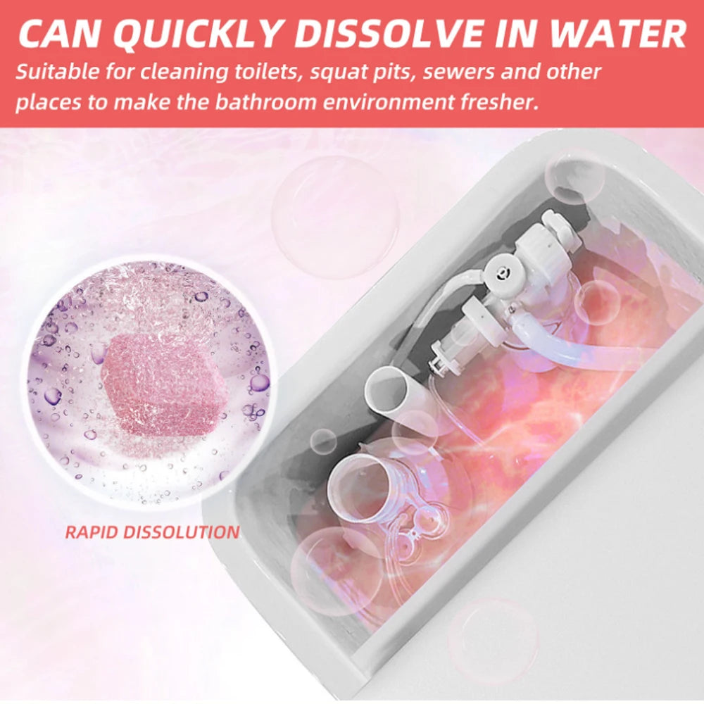 Toilet Cleaning & Deodorizing Effervescent Tablets