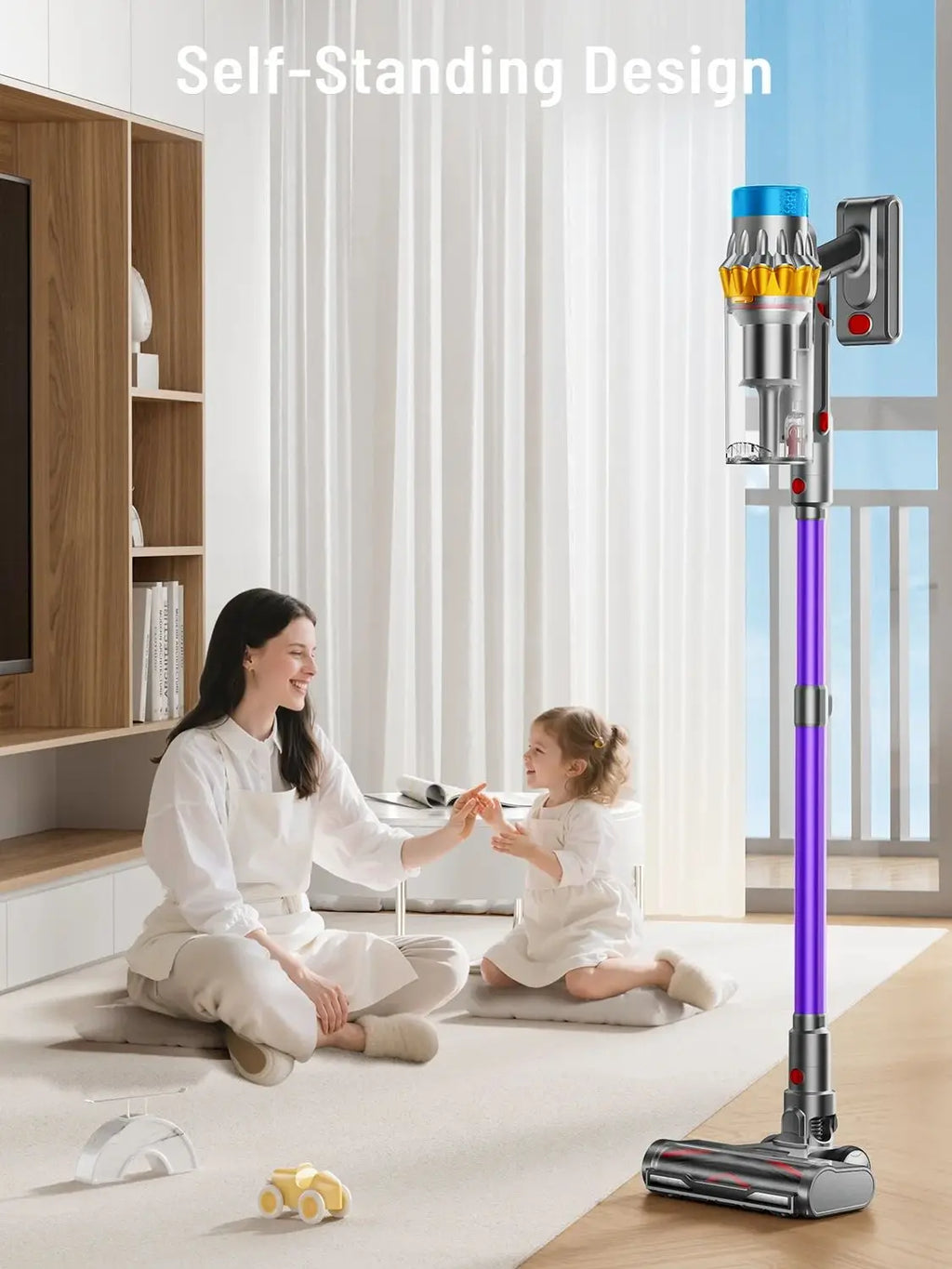 VAKERR X15 Pro Cordless Vacuum Cleaner — 650W, 65KPA, 70-Min Runtime
