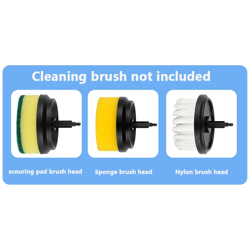 Electric Spin Scrubber with 3 Interchangeable Brush Heads