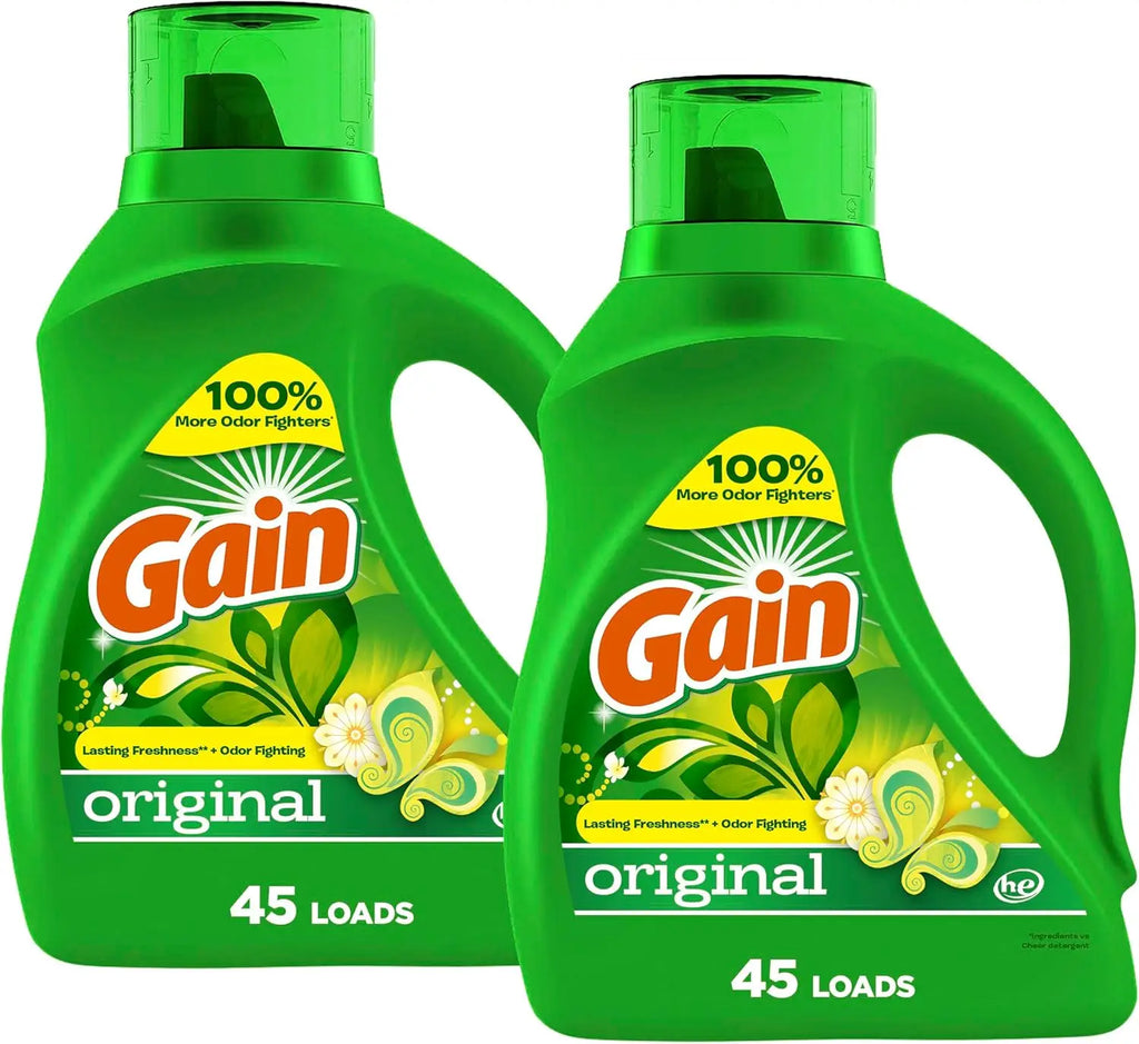 Original Scent Liquid Laundry Detergent — 65 fl oz x 2, 90 Loads Total