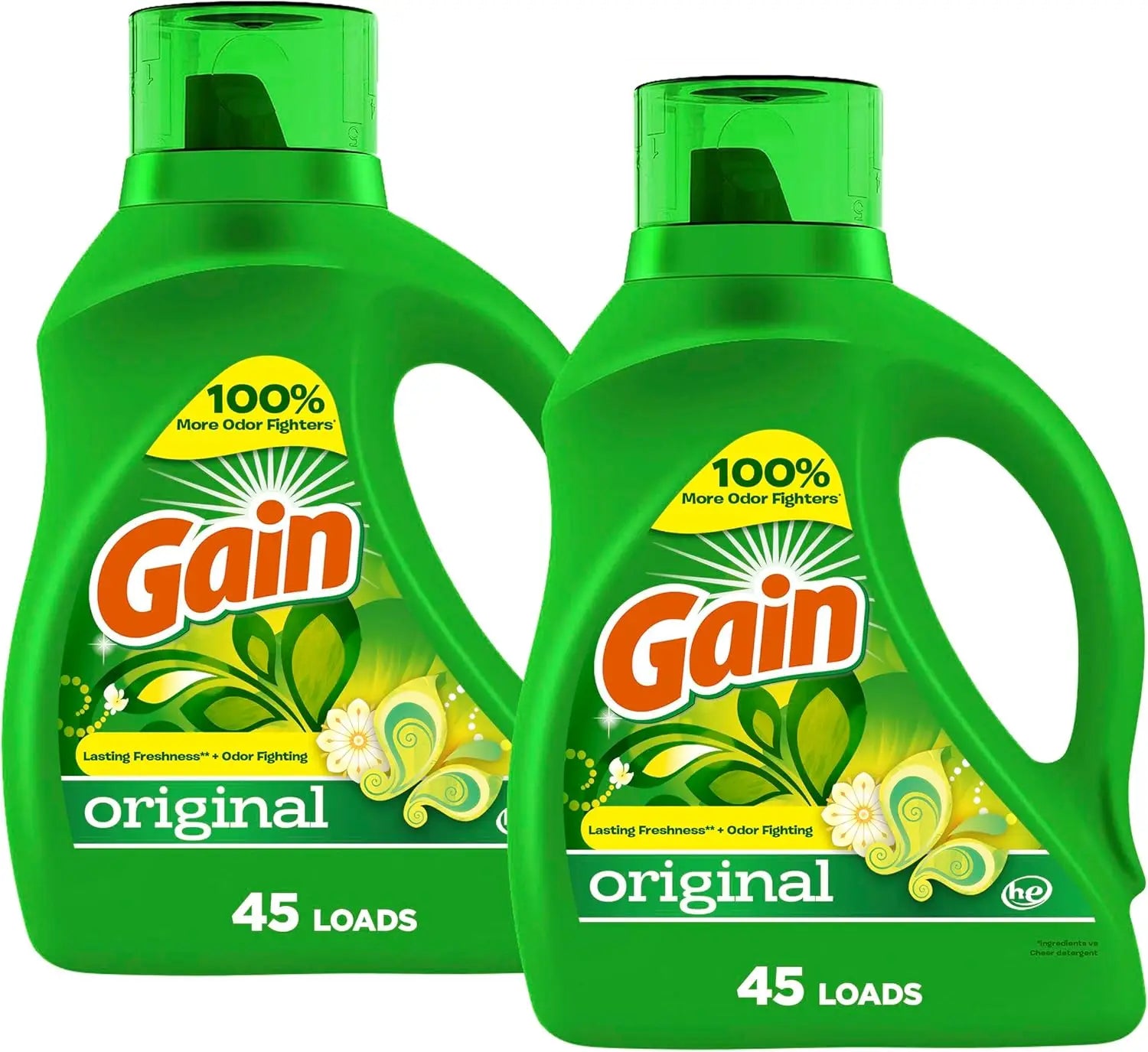 Original Scent Liquid Laundry Detergent — 65 fl oz x 2, 90 Loads Total