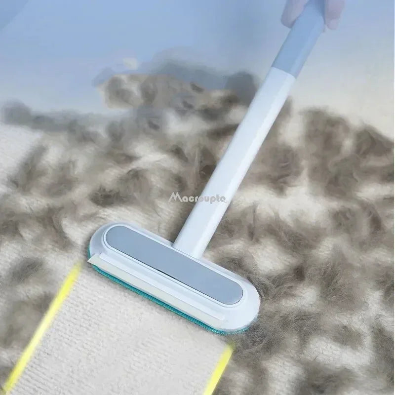 Multi-Function Pet Hair Remover Brush — Manual Lint Roller for Carpet, Bed & Furniture