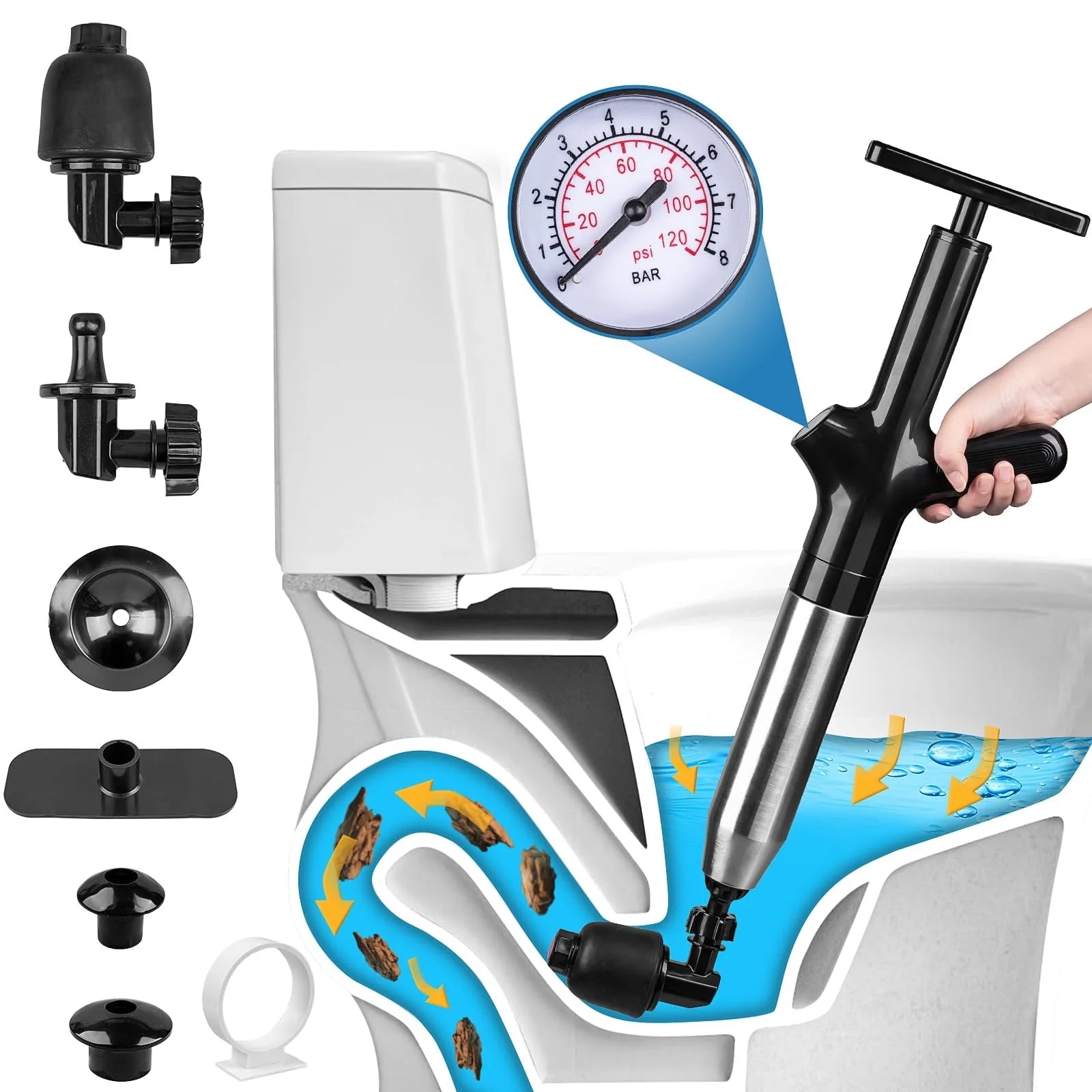 Instant Toilet & Sewer Unclogger