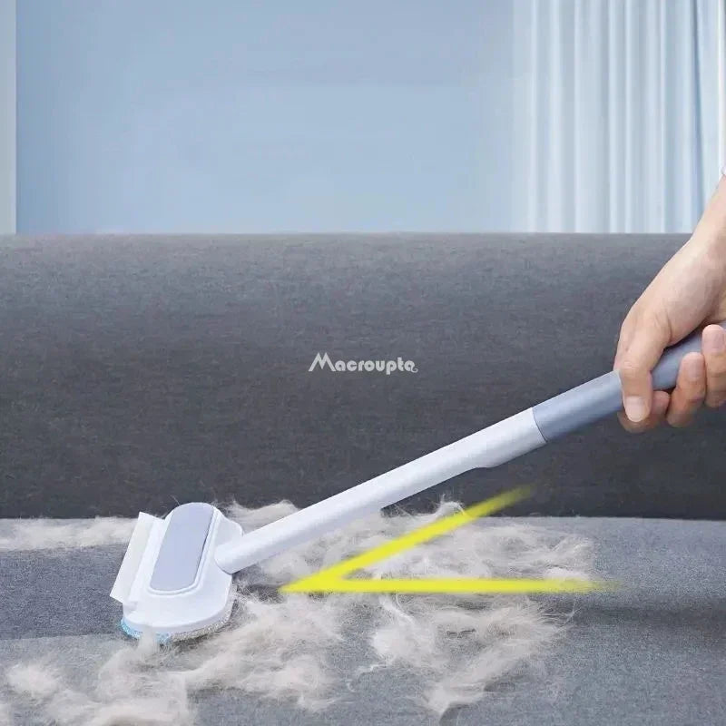 Multi-Function Pet Hair Remover Brush — Manual Lint Roller for Carpet, Bed & Furniture