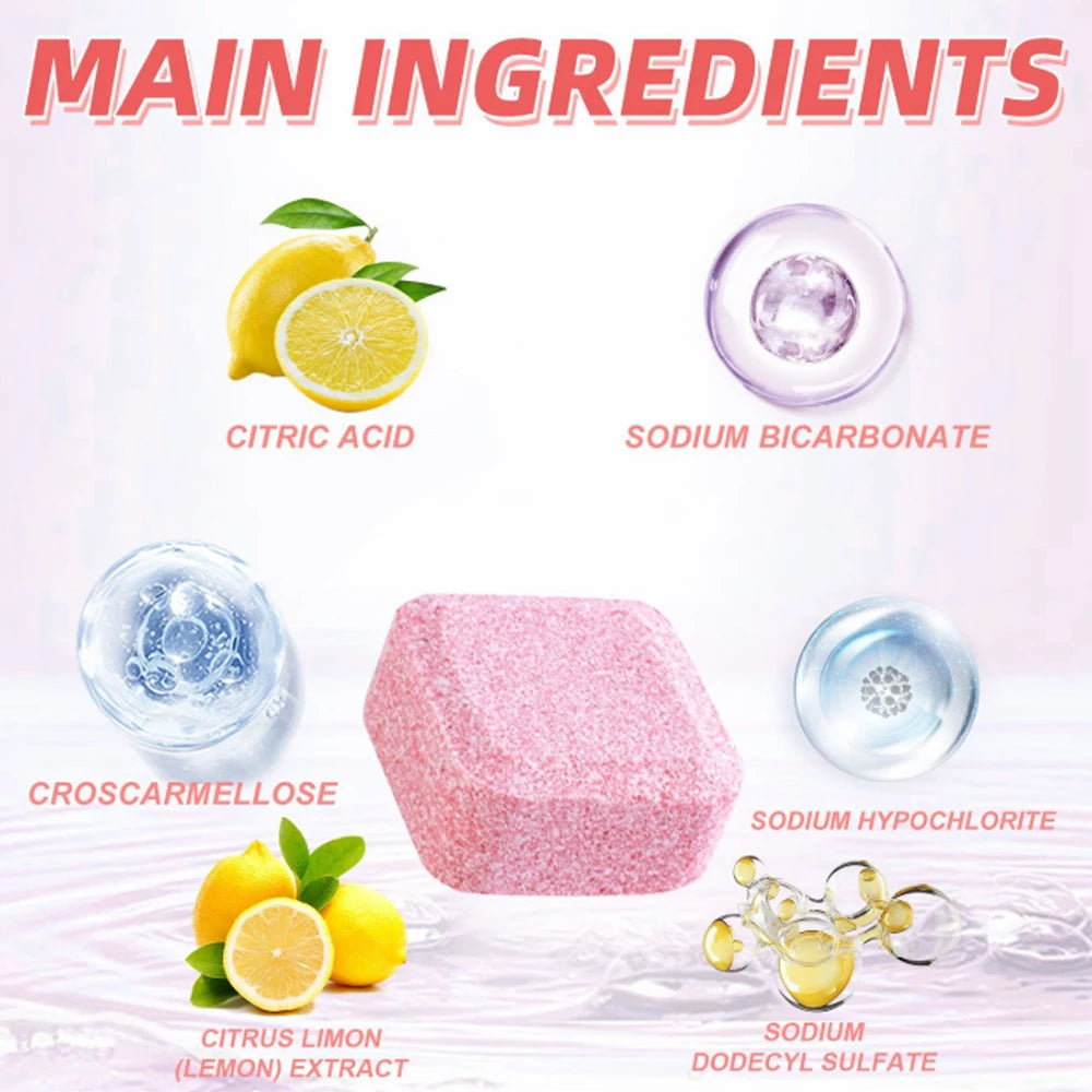 Toilet Cleaning & Deodorizing Effervescent Tablets