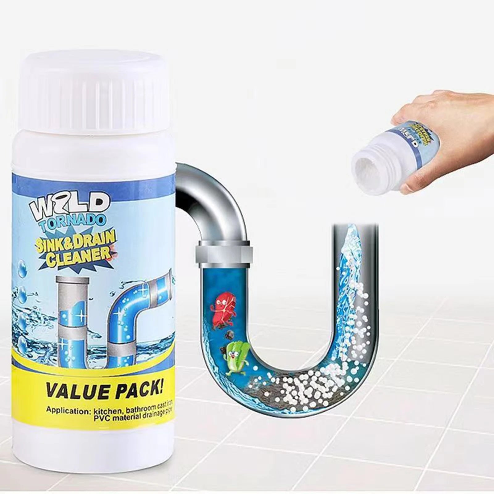 Powerful Sink & Drain Cleaner Powder