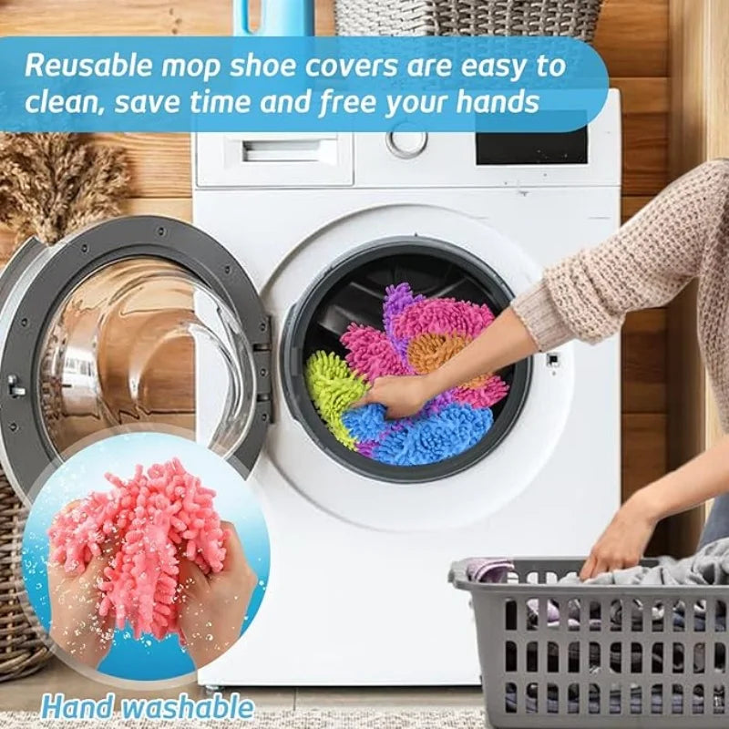 Microfiber Mop Slippers for Floor Cleaning
