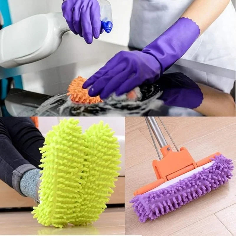 Microfiber Mop Slippers for Floor Cleaning