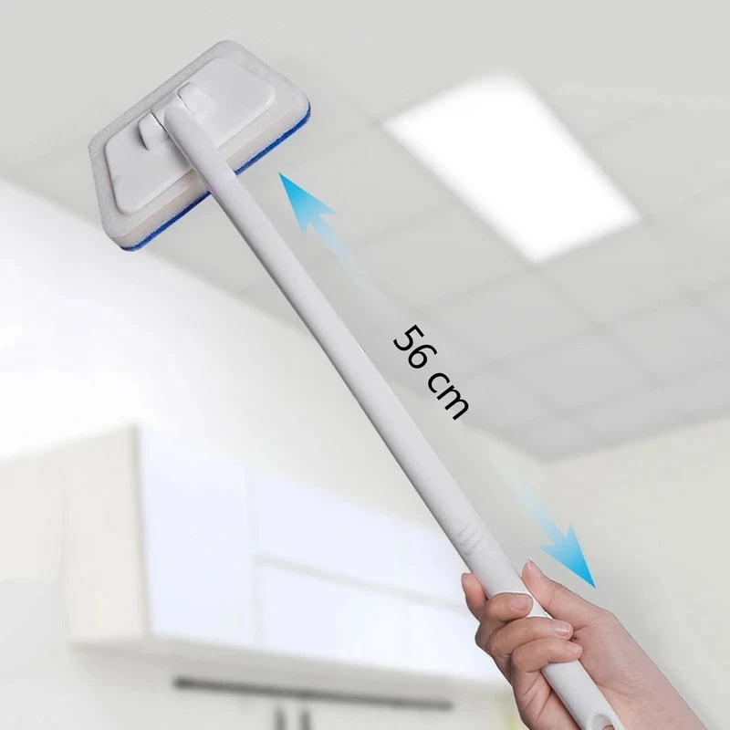 Long Handle Sponge Cleaning Brush for Bathtub & Tiles