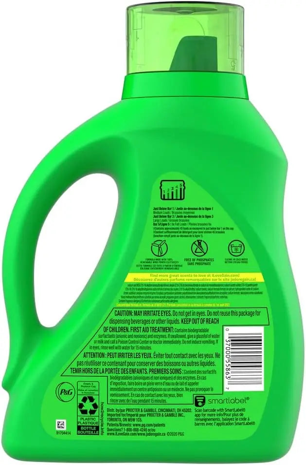 Original Scent Liquid Laundry Detergent — 65 fl oz x 2, 90 Loads Total