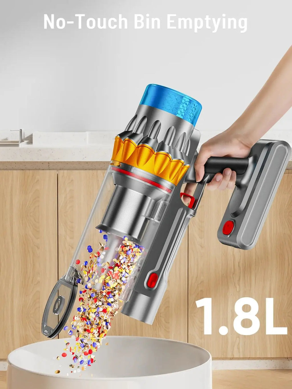 VAKERR X15 Pro Cordless Vacuum Cleaner — 650W, 65KPA, 70-Min Runtime