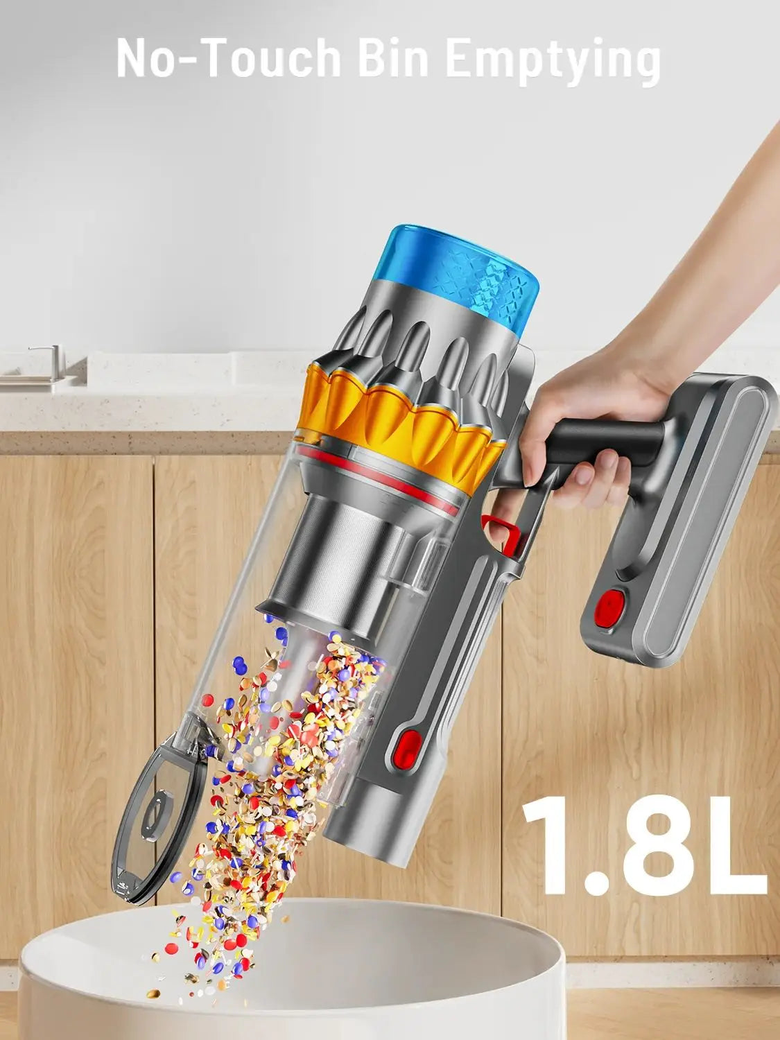 VAKERR X15 Pro Cordless Vacuum Cleaner — 650W, 65KPA, 70-Min Runtime