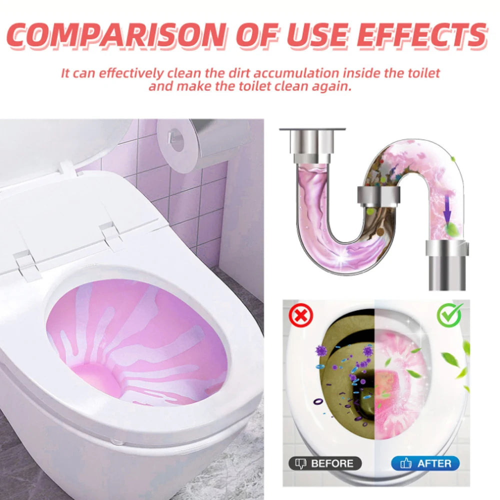 Toilet Cleaning & Deodorizing Effervescent Tablets